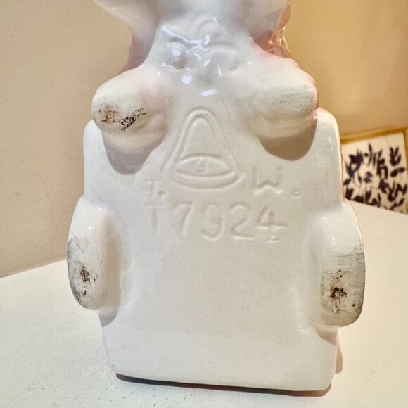 Vintage 1960s Baby Lamb Ceramic Letter Block Planter - Picture 6 of 11